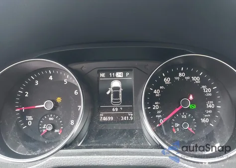 2017 Volkswagen Passat Se из США, поврежденный, VIN 1VWBT7A3XHC015095